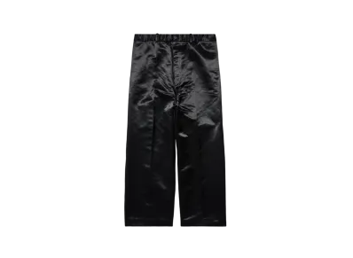 BALENCIAGA Large Fit Pants Cotton Mirror Satin "Black"