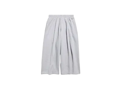 BALENCIAGA Short Baggy Sweatpants in Archetype Curly Fleece "Grey"