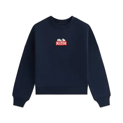Kith Kids for Peanuts Doghouse Classic Logo Crewneck "Nocturnal"
