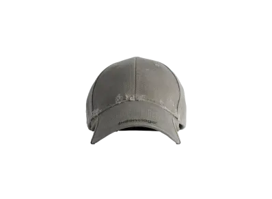 BALENCIAGA Cap in Cotton Drill "Dark Gray"