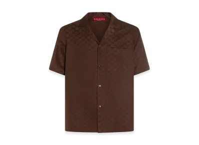 GUCCI 'GG' Canvas Shirt "Brown"