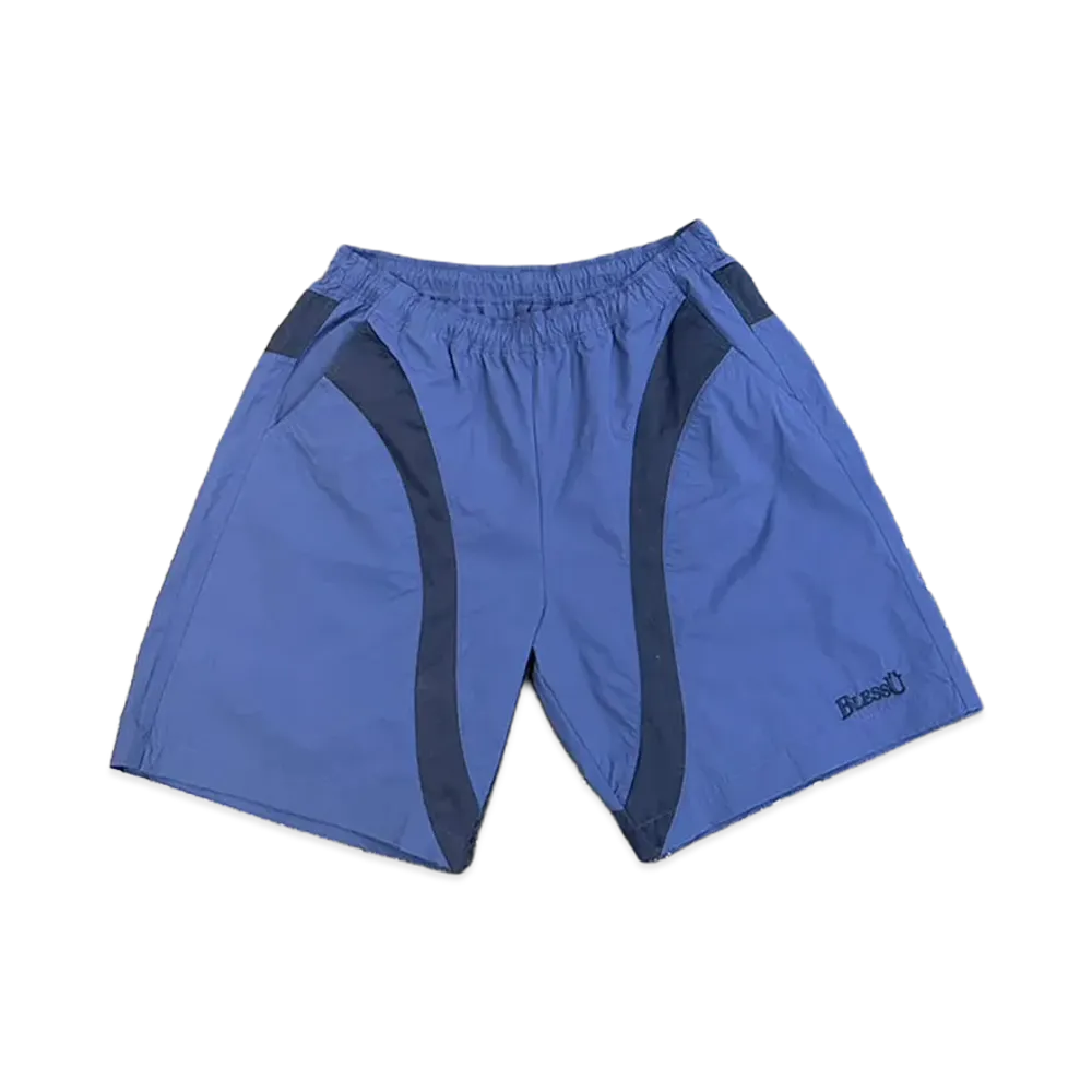 BLESS U Mesh Line Half Pants "Blue"