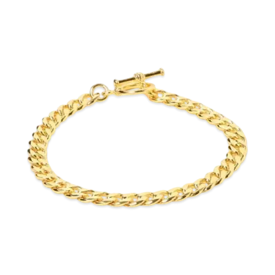 BEAMS Gold Chain Bracelet Silver925 "Gold"