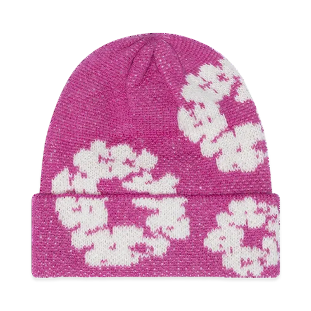 DENIM TEARS Cotton Wreath Beanie "Pink"