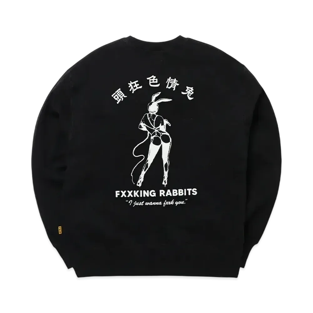 FR2 Bunny Girl Sweatshirt "Black"