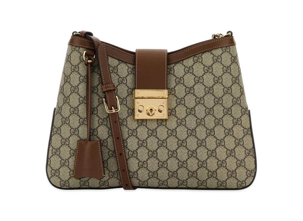 GUCCI Women's Padlock GG Medium Shoulder Bag "Beige"