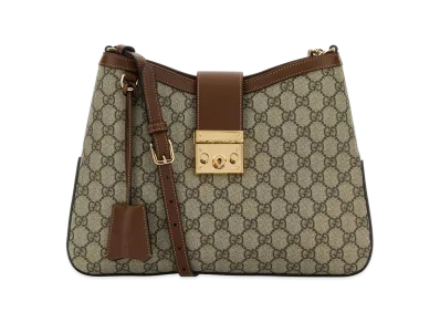 GUCCI Women's Padlock GG Medium Shoulder Bag "Beige"