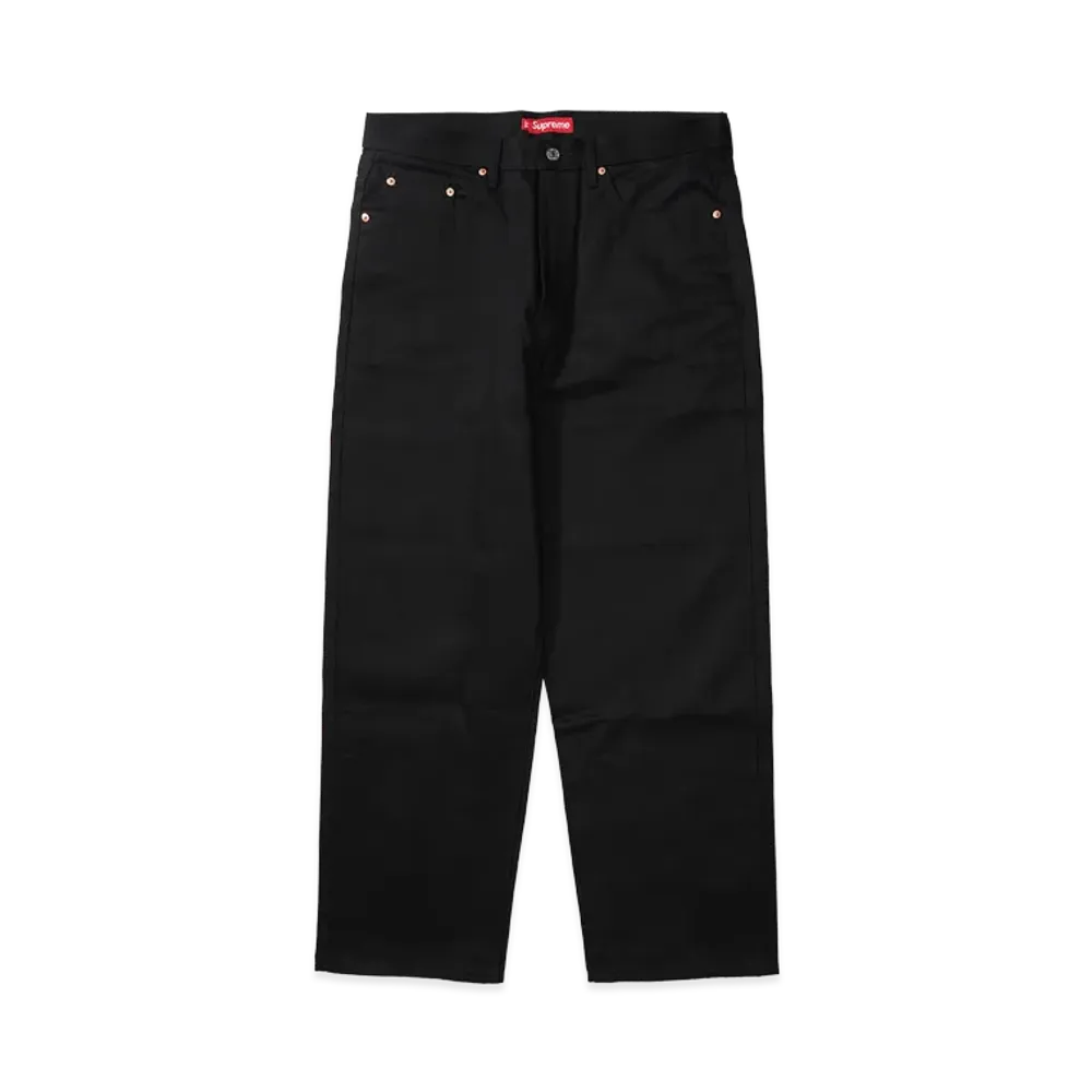 Supreme Baggy Selvedge Jean (26SS) "Rigid Black"