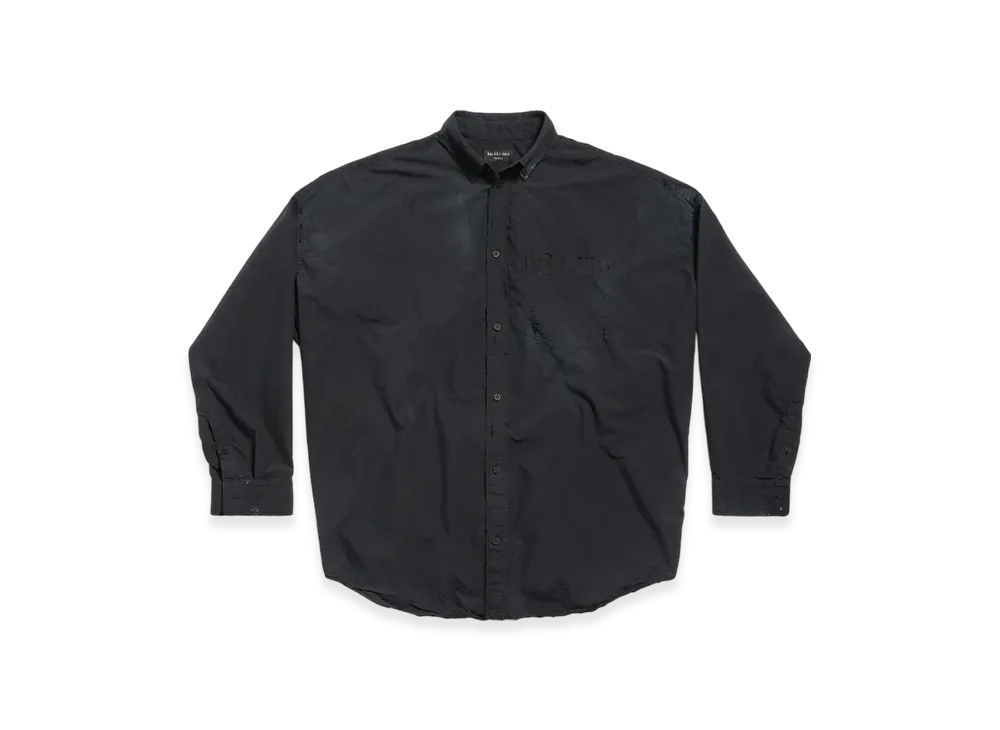 BALENCIAGA Cocoon Shirt Large Fit "Black"