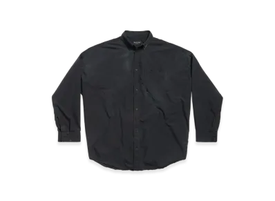 BALENCIAGA Cocoon Shirt Large Fit "Black"