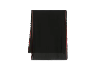 GUCCI Silk Blend Scarf "Black"