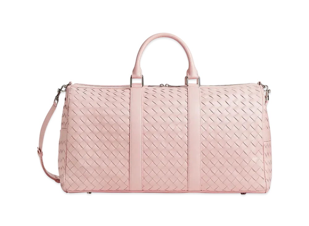 Bottega Veneta Intrecciato Cabin Duffle "Rose"