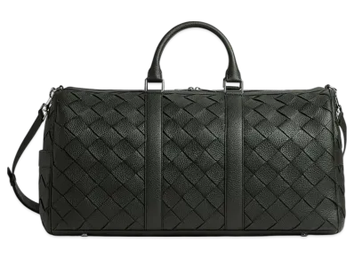 Bottega Veneta Intrecciato Cabin Duffle "Dark Green"