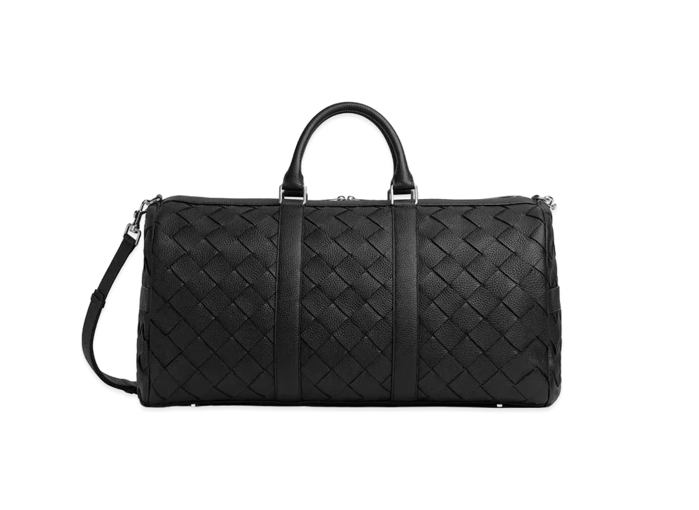 Bottega Veneta Intrecciato Cabin Duffle "Black"
