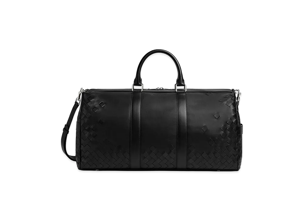 Bottega Veneta Intrecciato Cabin Duffle "Black"
