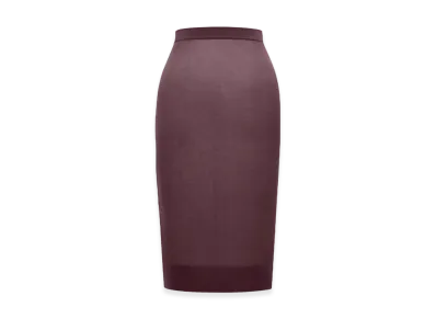 Saint Laurent Women's Pencil Skirt "Bordeaux"