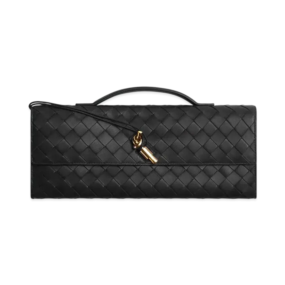 Bottega Veneta Andiamo Clutch "Black"