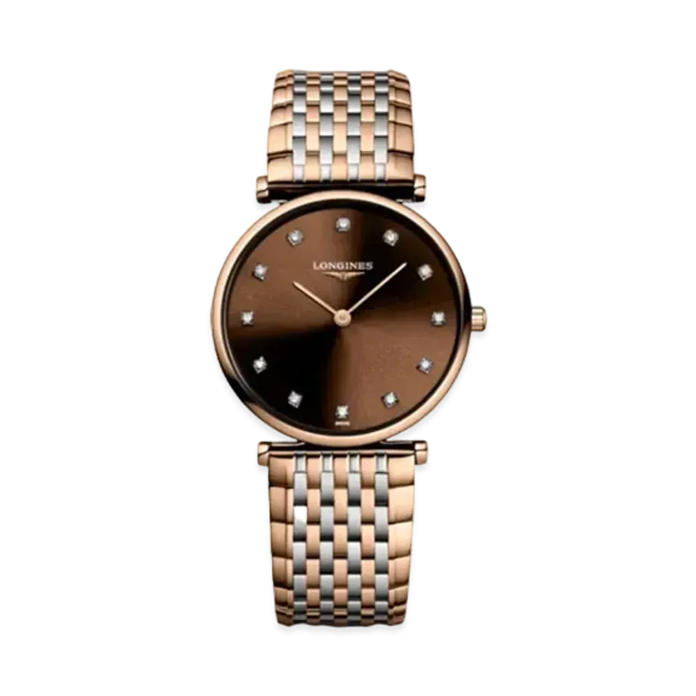 Longines La Grande Classique de Longines 29.00mm "Sun Ray Brown/Red/Stainless Steel" L4.512.1.67.7