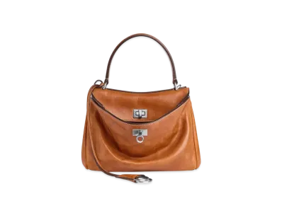 BALENCIAGA Rodeo Mini Handbag "Tan Cowboy"