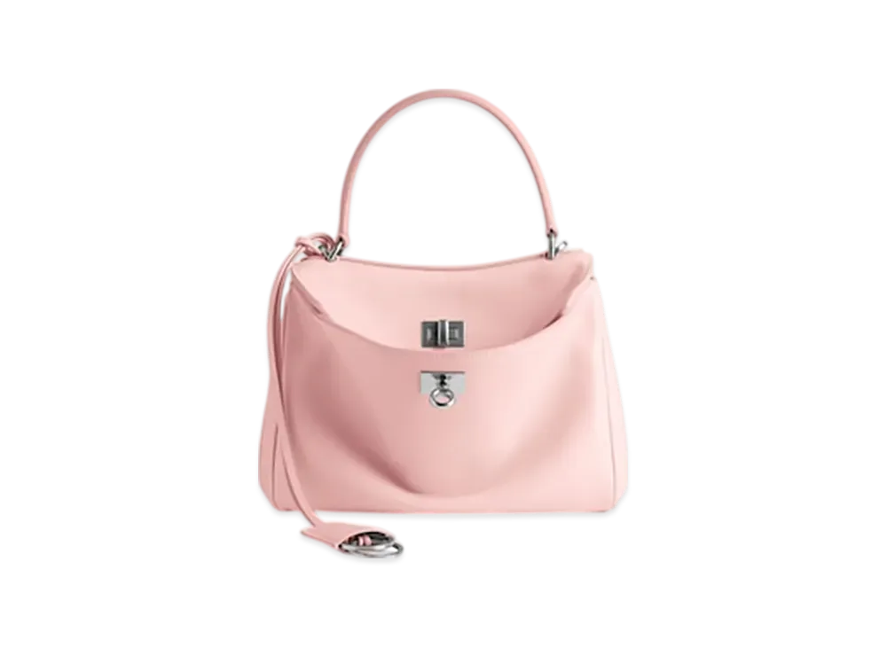 BALENCIAGA Rodeo Handbag Mini "Suede Pink"