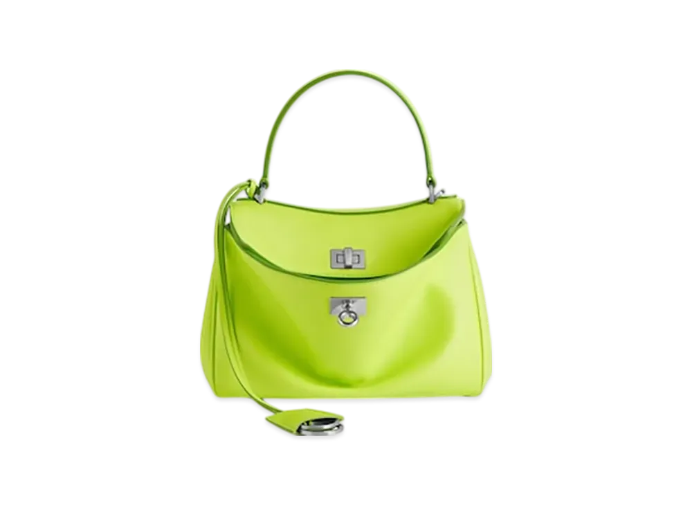 BALENCIAGA Rodeo Handbag Mini "Granny Green"