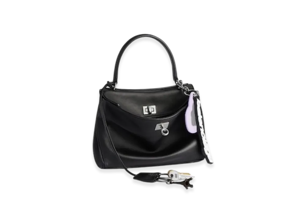 BALENCIAGA Rodeo Mini Handbag With Charm "Black"