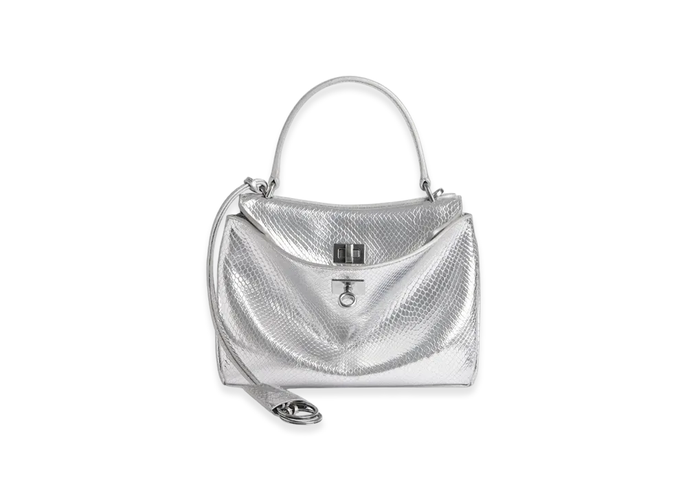 BALENCIAGA Rodeo Mini Handbag "Silver"