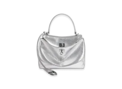 BALENCIAGA Rodeo Mini Handbag "Silver"