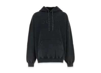 GUCCI Charcoal Cotton Sweatshirt "Black"