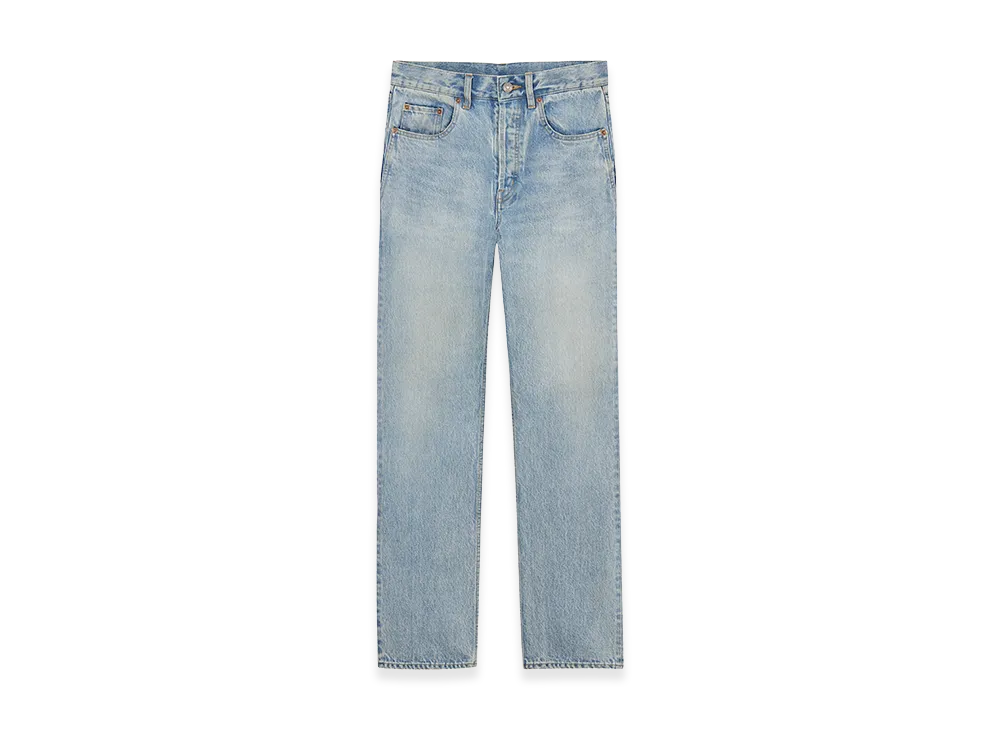 Saint Laurent Wide Leg Jeans "Light Blue"