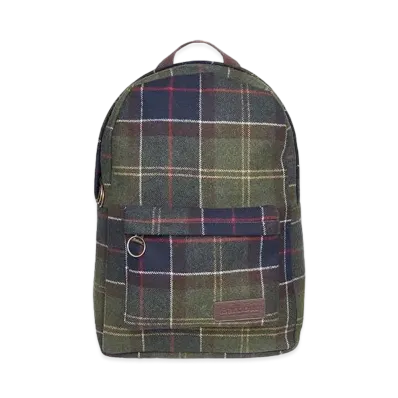 Barbour Carbridge Tartan Wool Backpack "Green"
