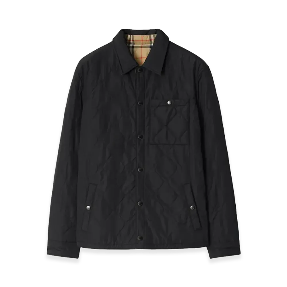 Burberry 'Brighton' Reversible Overshirt "Black"