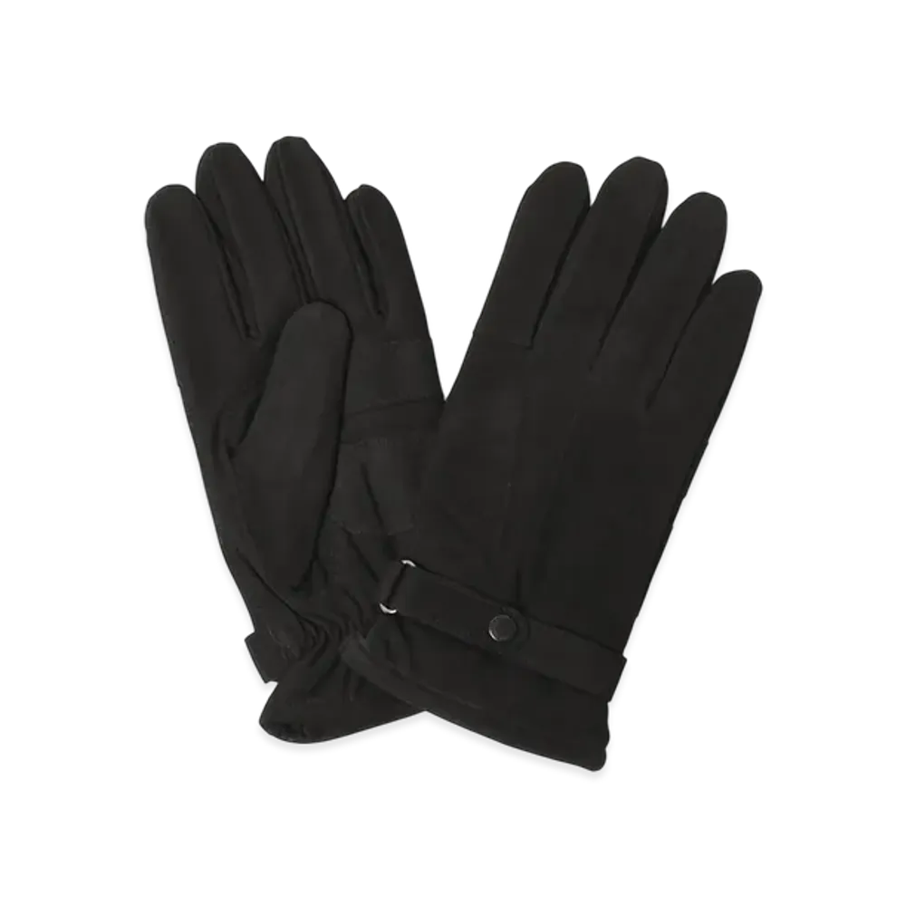 Barbour Leather Thinsulate Glv "Black"