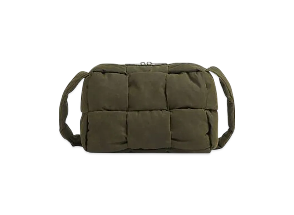Bottega Veneta Medium Arco Padded Camera Bag "Olive"