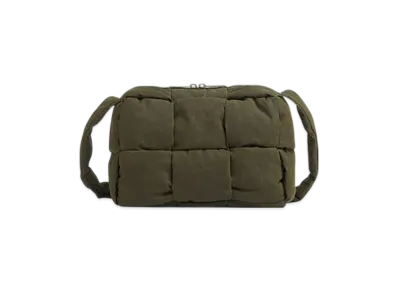 Bottega Veneta Medium Arco Padded Camera Bag "Olive"