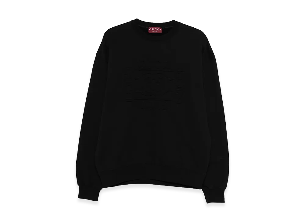 GUCCI 'Incrocio GG' Sweatshirt "Black"