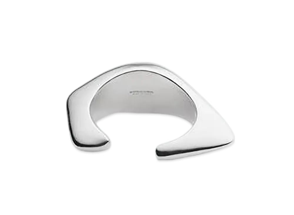 Bottega Veneta Fin Cuff Bracelet "Silver"