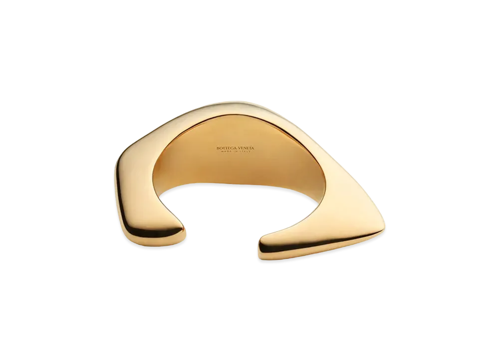 Bottega Veneta Fin Cuff Bracelet "Yellow Gold"