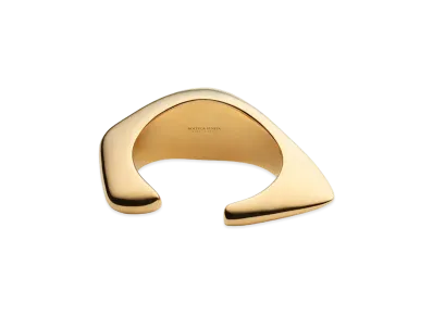 Bottega Veneta Fin Cuff Bracelet "Yellow Gold"