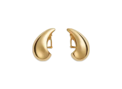 Bottega Veneta Drop Medium Earrings "Yellow Gold"