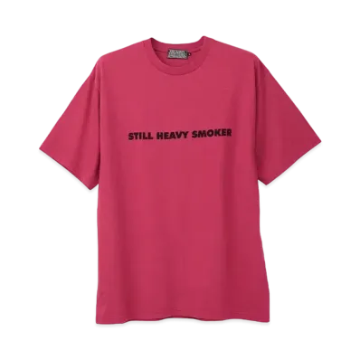 HYSTERIC GLAMOUR Still Heavy Smoker T-Shirt "Pink"
