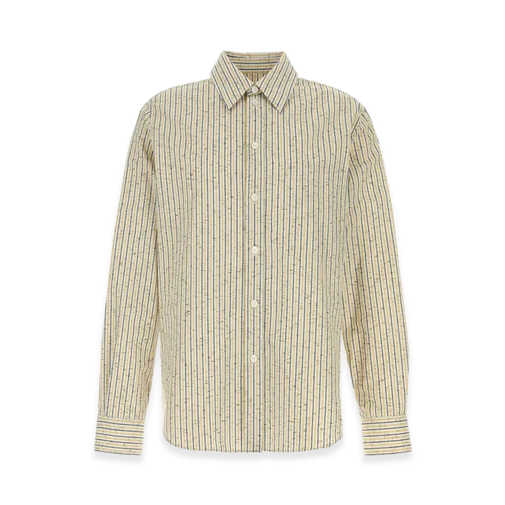 Bottega Veneta Embroidered Cotton Blend Shirt "Multicolor"