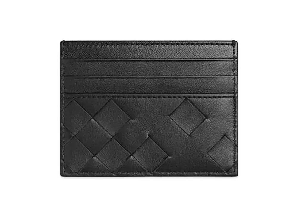 Bottega Veneta Intrecciato Credit Card Case "Black"