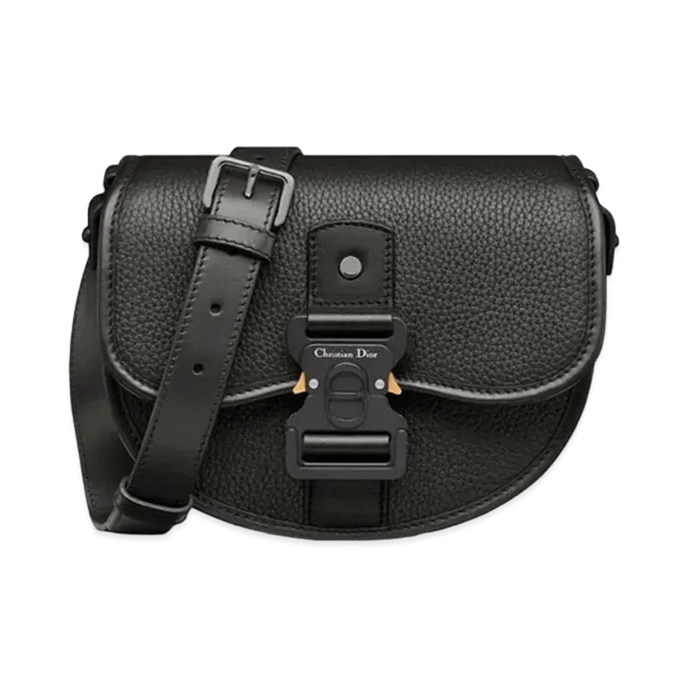 Dior Gallop Messenger Bag Grained Calfskin "Black"