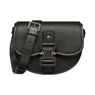Dior Gallop Messenger Bag Grained Calfskin "Black"