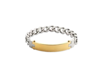 Bottega Veneta Joint Bracelet "Silver/Yellow Gold"