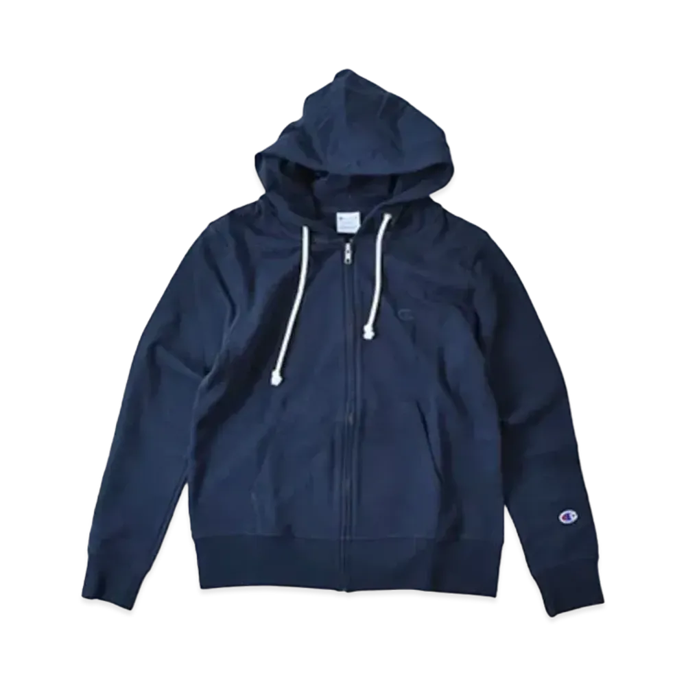 Champion Zip Hood Sweat Parka "Navy"