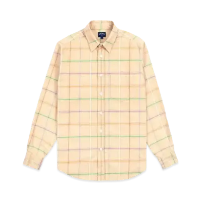 Noah Tartan Flannel Shirt "Tan"