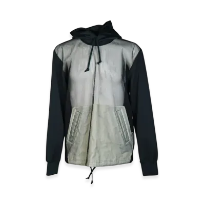 COMME des GARCONS HOMME PLUS Heavy Polyester Smooth Nylon Tulle Parka "Black"
