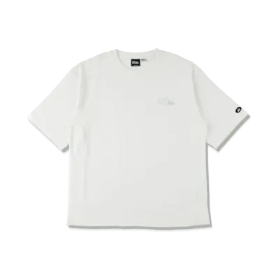 FIRST DOWN S/S EMBROIDERY TEE "White"